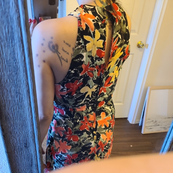 NWT Tropical floral midi halter dress - Picture 6 of 13